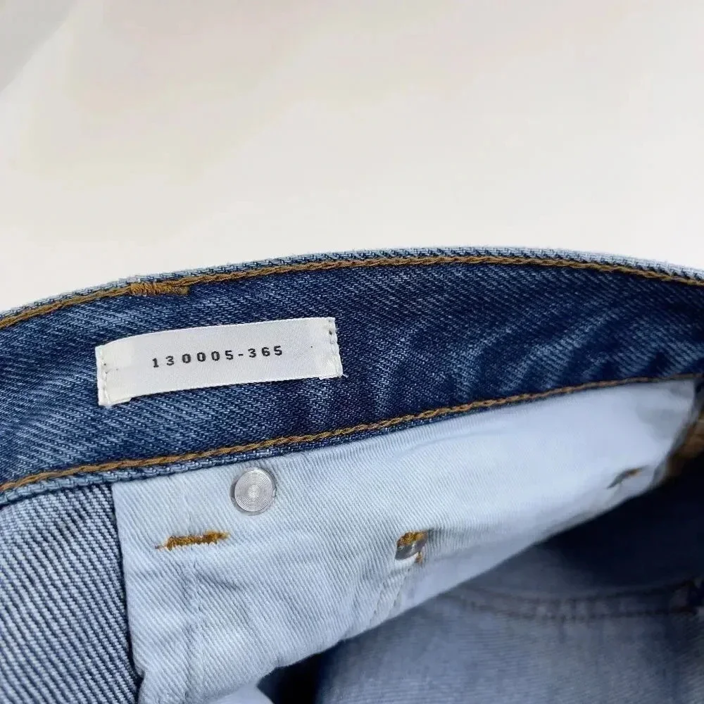 ARKET Men's Cropped Denim Blue Jeans Size 33